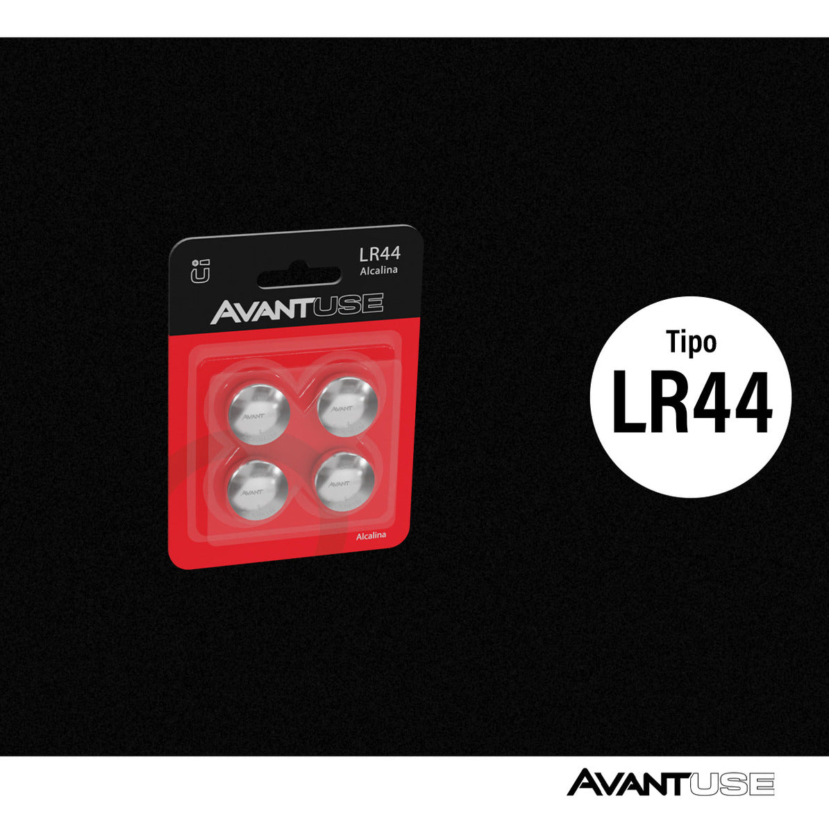 kit 4 Baterias Alcalina Lr44 1.5v Avant Use