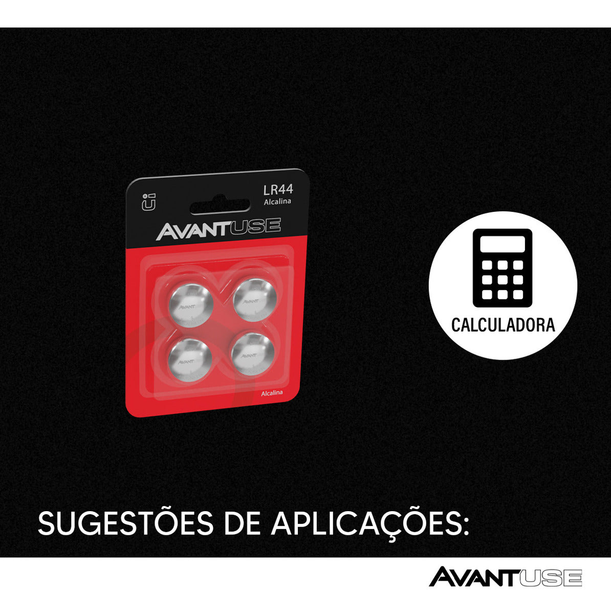 kit 4 Baterias Alcalina Lr44 1.5v Avant Use
