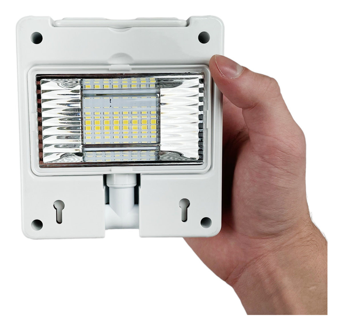 Luminaria Led Emergencia Bloco 2w 6000K Branco Frio Bivolt Branco Avant