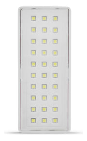 Luminária Led Emergência Barra 1w 6000K Branco Frio Bivolt Branco Avant