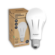 Lampada Led Pera 9w E27 6000k Branco Frio Duração de Até 4h Bivolt Branco Avant