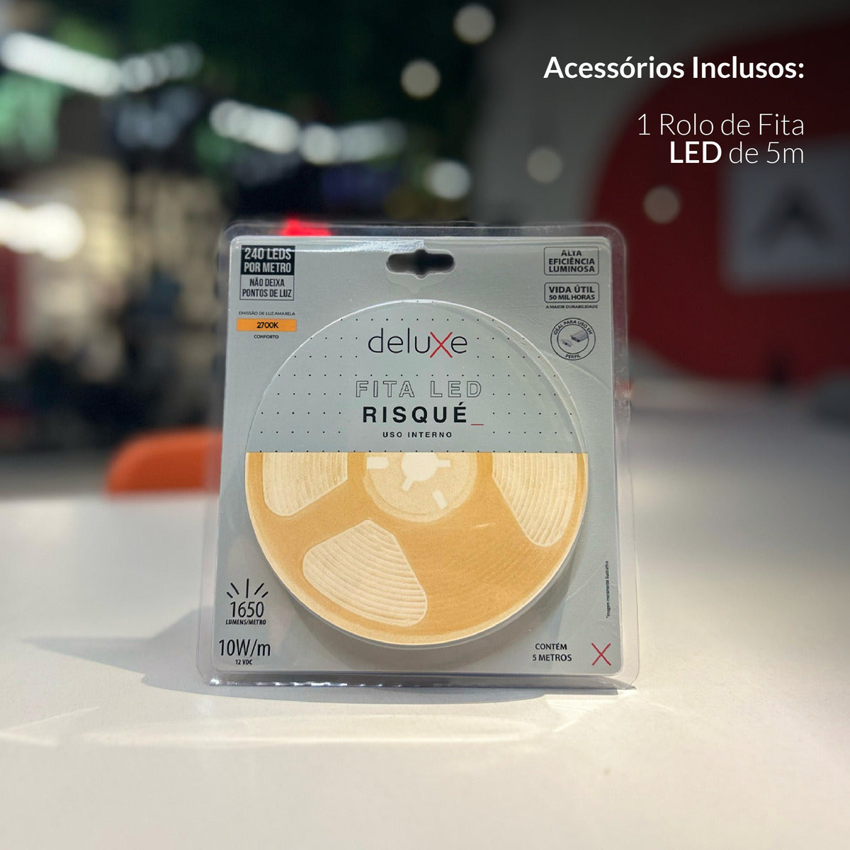 Fita Led Risqué 10w 2700k Branco Quente 1650lm IP20 12v Avant
