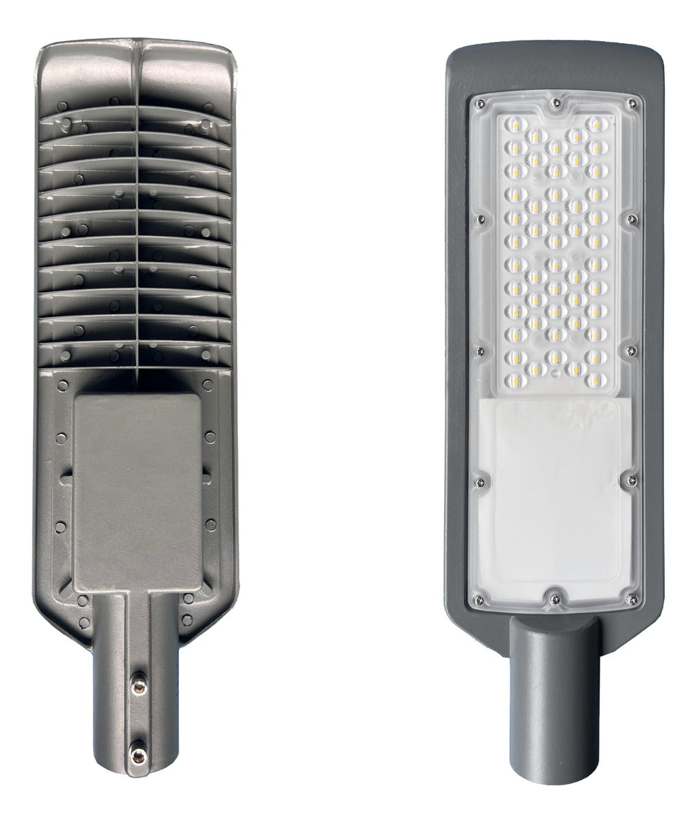 Luminária Led Poste Detroit 50w 6500k Branco Frio Bivolt Ip66 Avant Pro