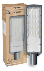 Luminária Led Poste Detroit Nema 150w 6500k Branco Frio Bivolt Avant Pro
