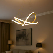 Pendente Led Eva 36w Com Seleção de temperatura Quente/Neutro/Frio Dourado Cod: 589098072 Avant