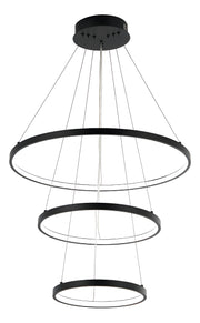 Pendente Led Alice 60w Banco Quente/Neutro/Frio IP20 Bivolt Preto Avant
