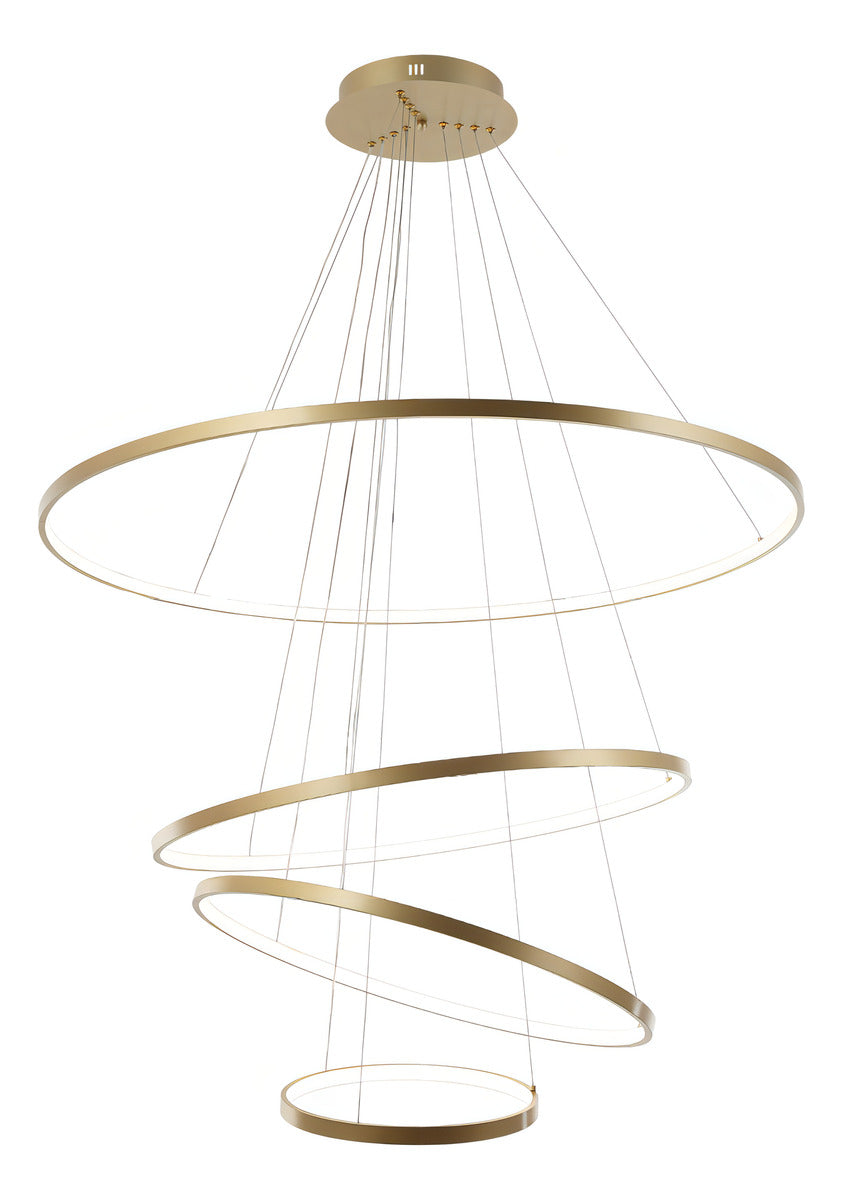 Pendente Alice Led 100w 3000K/4000K/6500K IP20 Bivolt Dourado Avant
