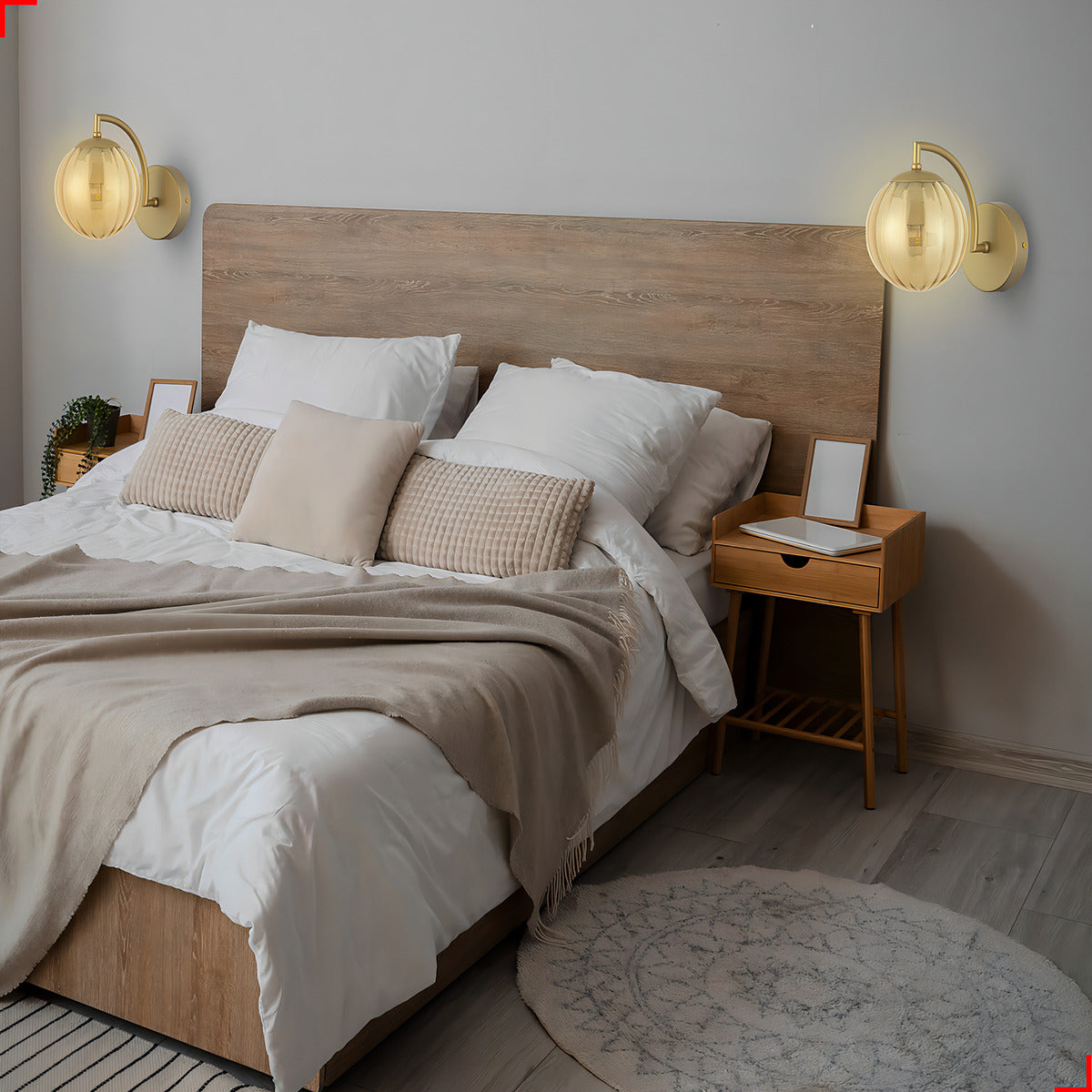 Arandela Led Liz E27 Dourado Bivolt IP20 Avant