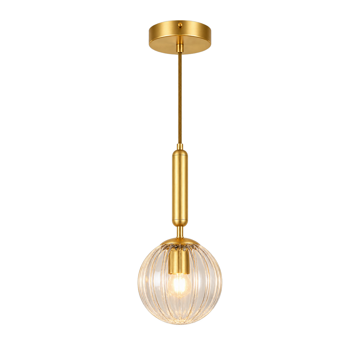 Pendente Led Bruna E27 Bivolt Dourado Avant