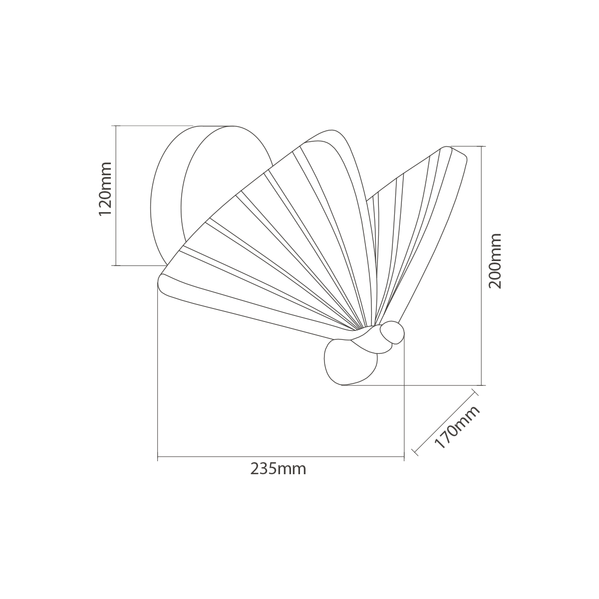 Arandela Led Rubia 6w 6500k 110v/220v Dourado Avant