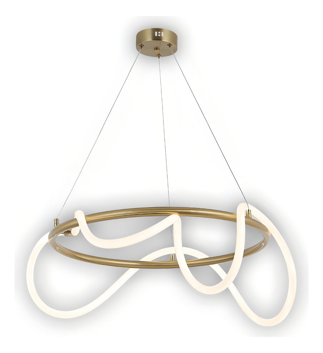 Pendente Led Valentina 40w 3000k/6500k IP20 Bivolt Dourado Avant
