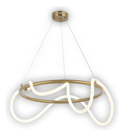 Pendente Led Valentina 60w 3000k/6500k IP20 Bivolt Dourado Avant