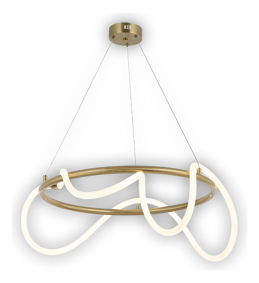 Pendente Led Valentina 60w 3000k/6500k IP20 Bivolt Dourado Avant