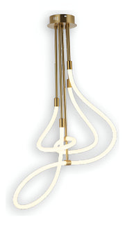 Pendente Led Marina 80w 3000k/6500k IP20 Bivolt Dourado Alut