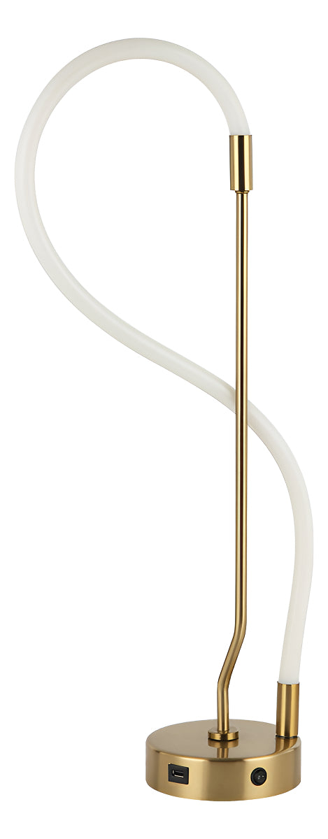 Luminária De Mesa Led Marina 15w 2700k/6500k IP20 Bivolt Dourado Avant