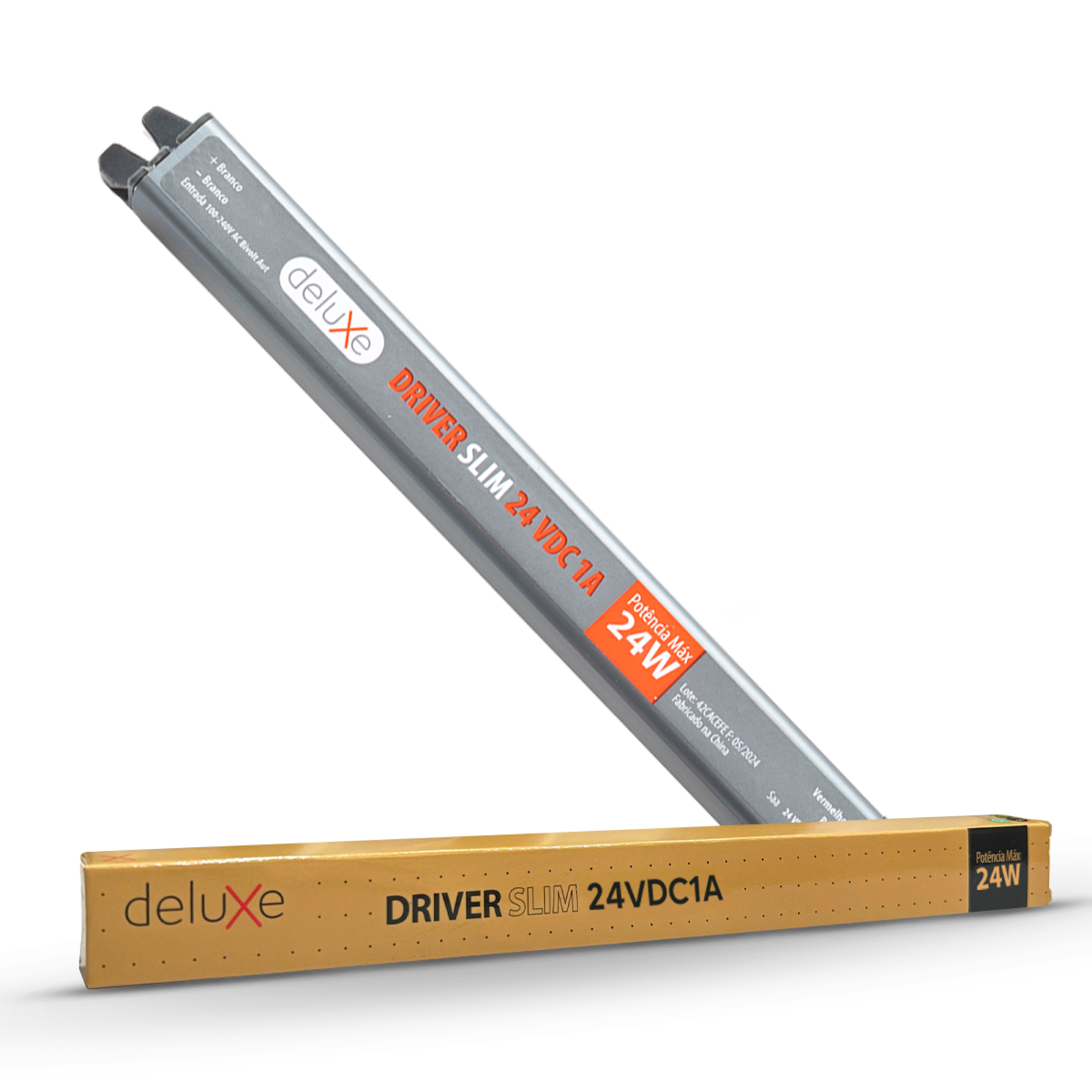 Fonte driver Slim 24w 1a 24v IP20 Bivolt Avant