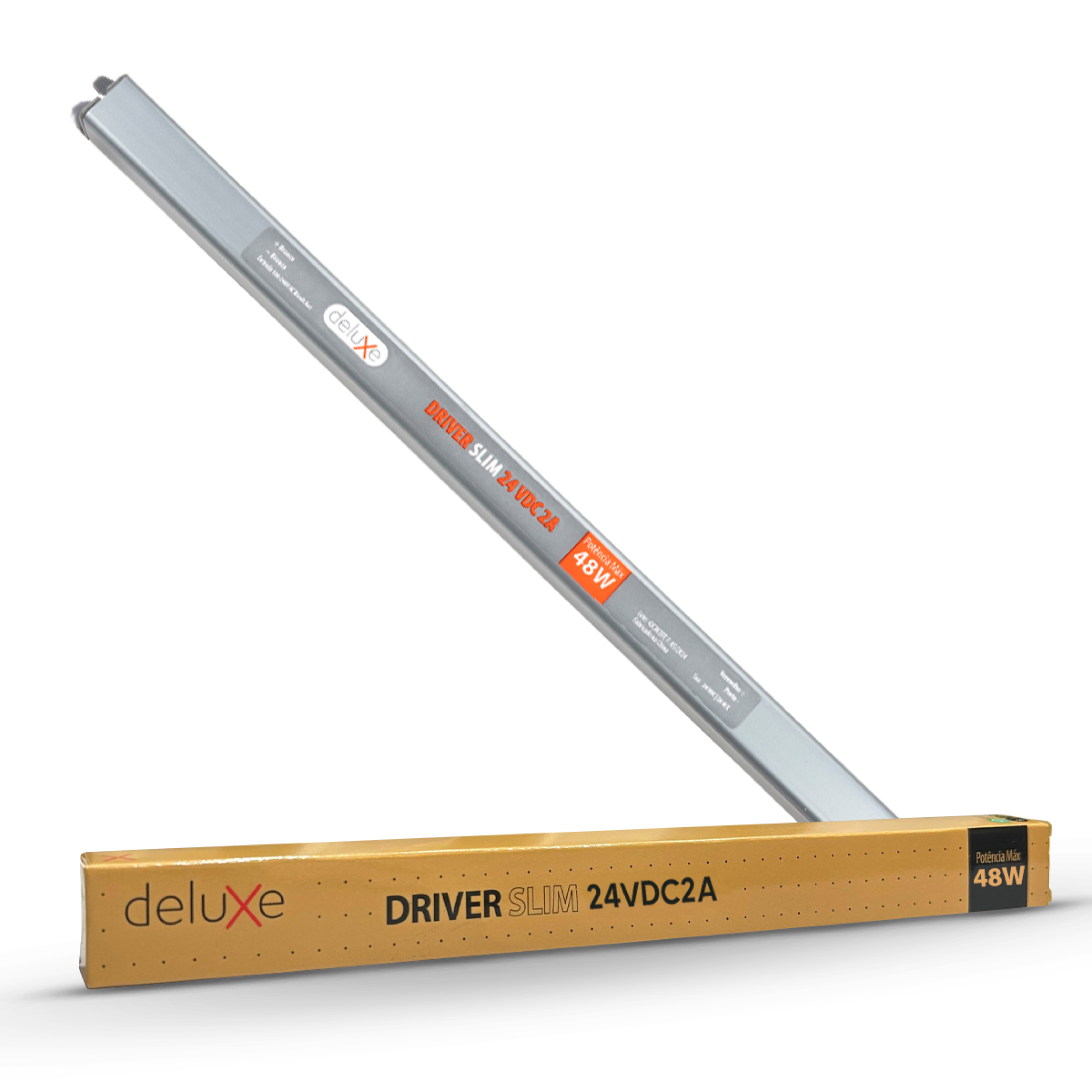 Fonte driver Slim 48w 2a 24v IP20 Bivolt Avant