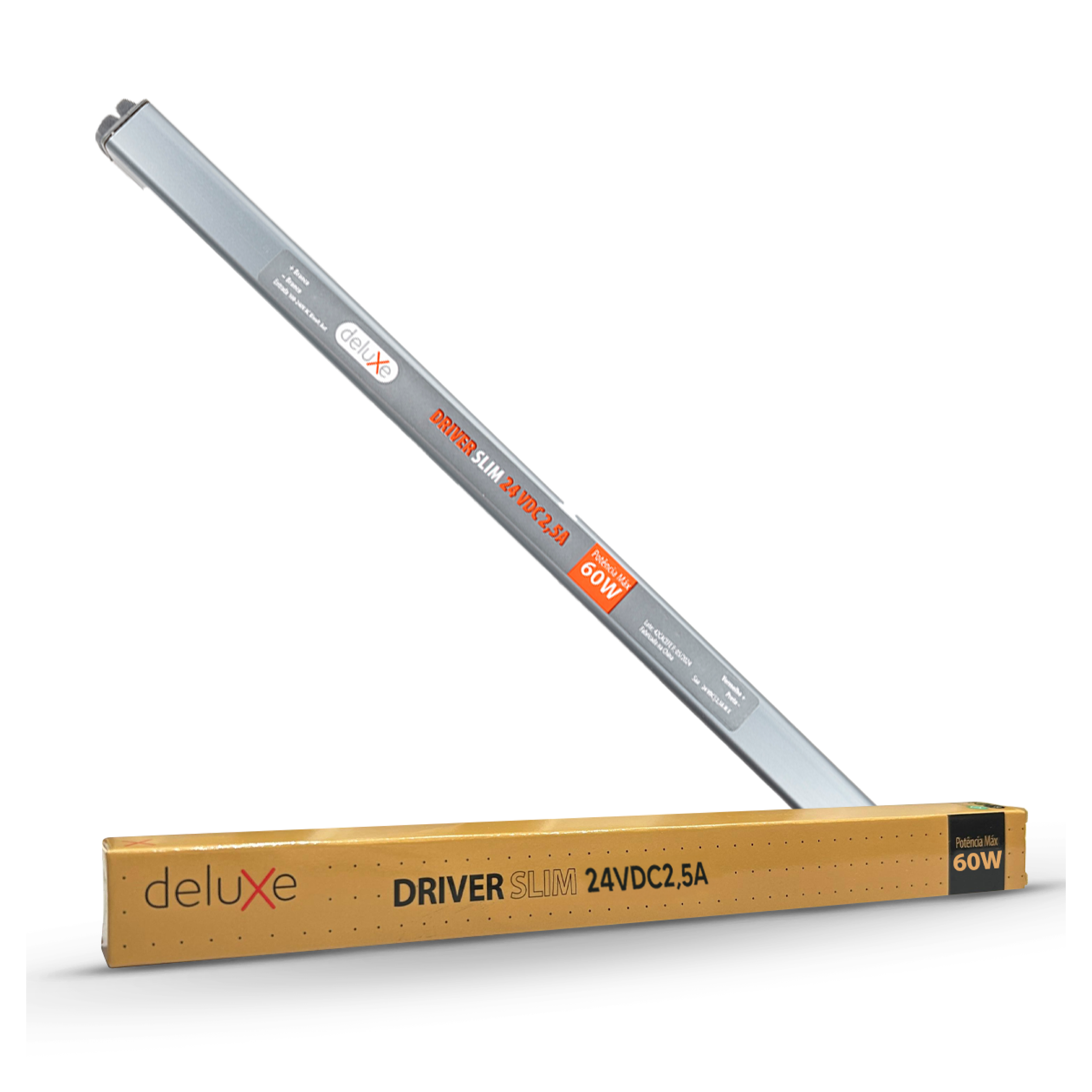 Fonte driver Slim 60w 2.5a 24v IP20 Bivolt Avant