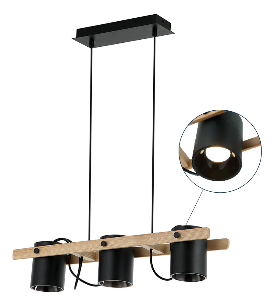 Pendente Led Kavas Focus Round 12w 2700k/6500k Preto Avant
