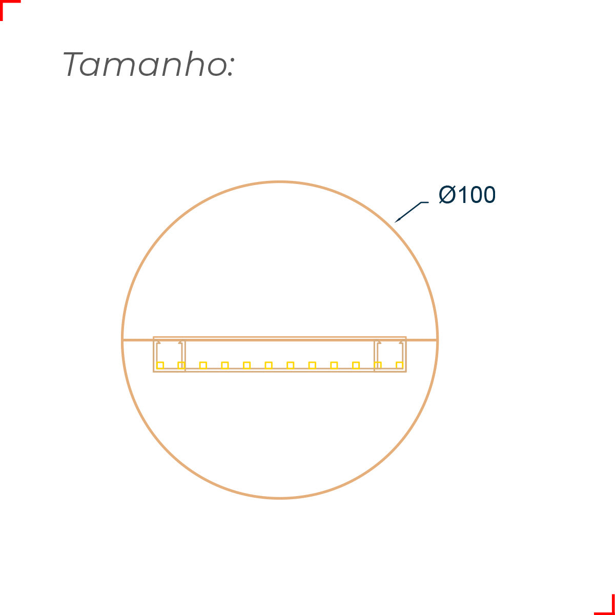 Arandela Led Kavas Round 6W 6500k Branco Frio IP20 Bivolt Preto Avant