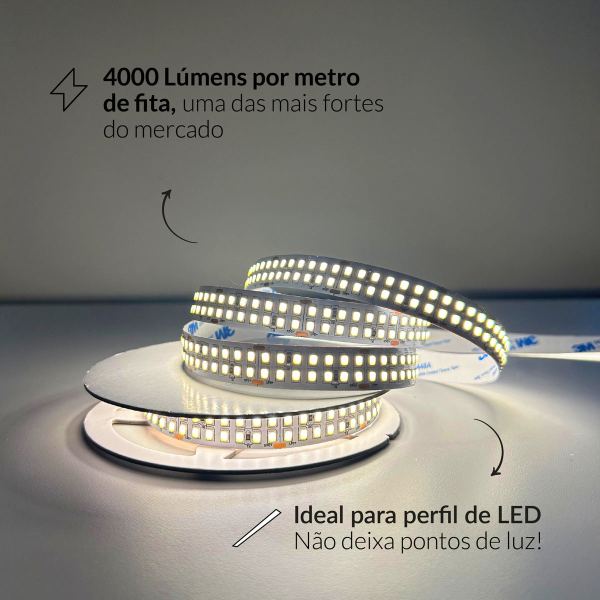 Fita Led Risqué Duo 25w 2700k Branco Quente 4000lm IP20 24v Avant