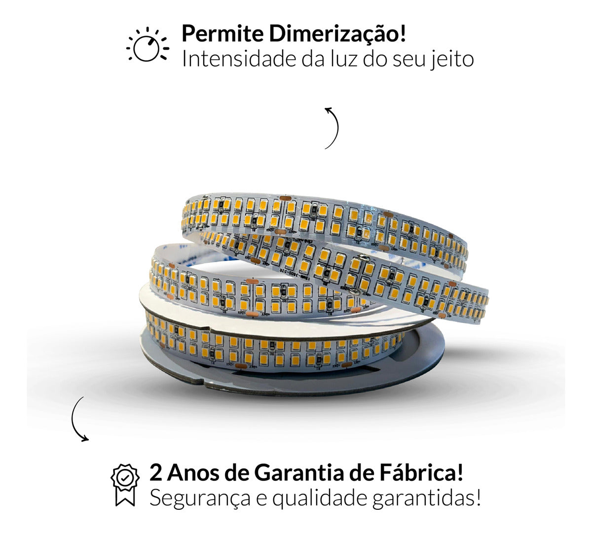 Fita Led Risqué Duo 25w 2700k Branco Quente 4000lm IP20 24v Avant