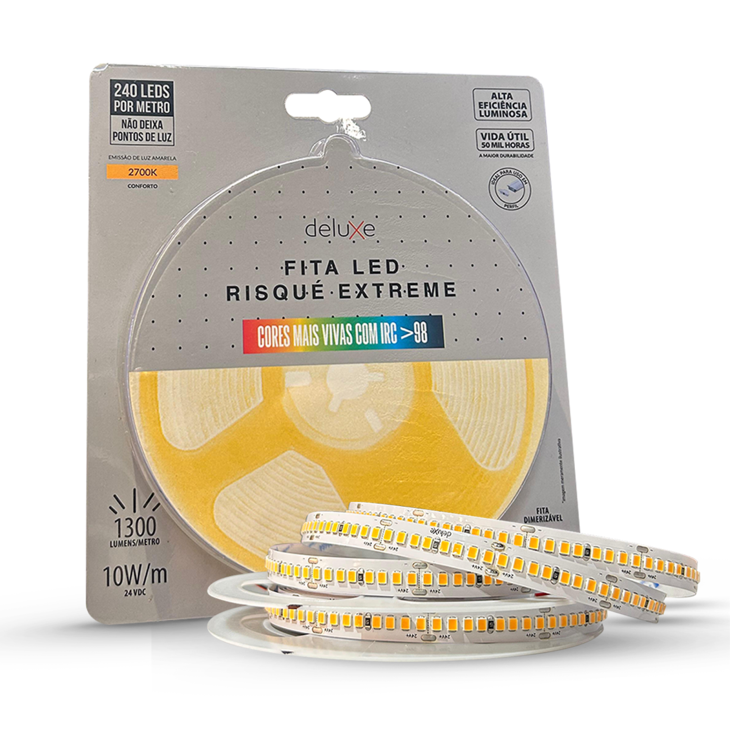 Fita Led Risque Extreme 10w 3000k Branco Quente 1300lm IP20 24v Avant Avant
