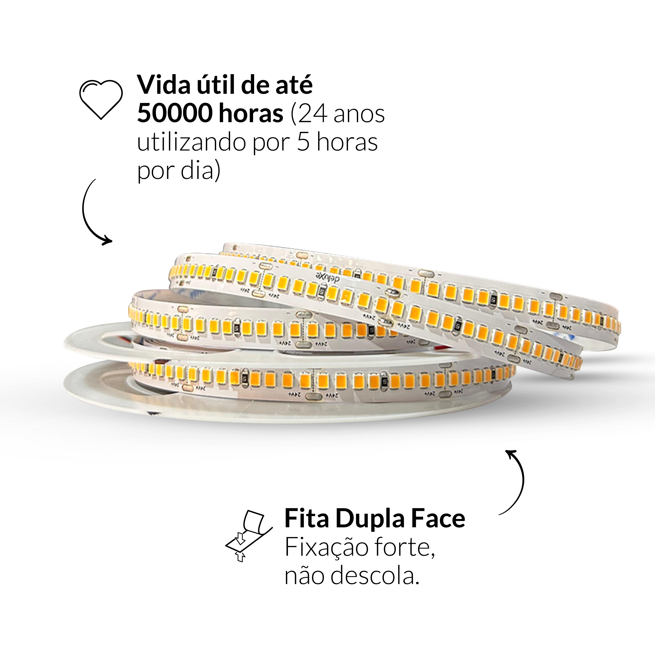 Fita Led Risque Extreme 20w 3000k Branco Quente 2600lm IP20 24v Avant
