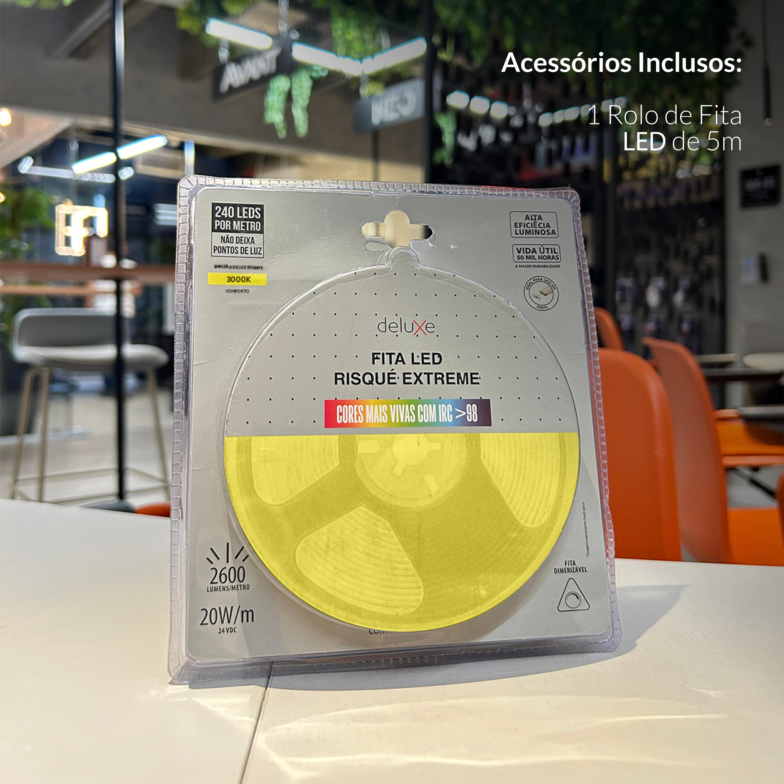 Fita Led Risque Extreme 20w 3000k Branco Quente 2600lm IP20 24v Avant