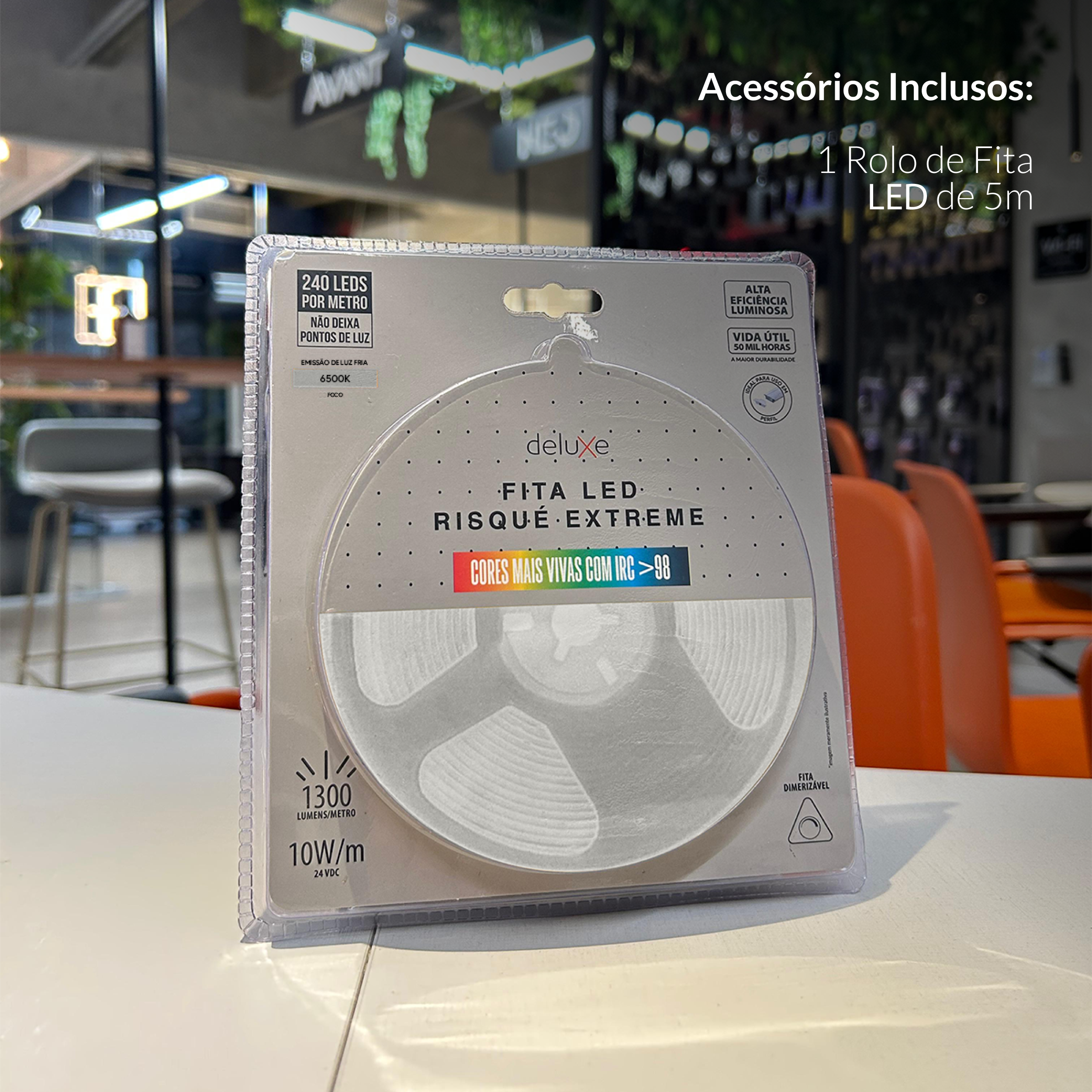 Fita Led Risque Extreme 10w 6500k Branco Frio 1300lm IP20 24v Avant Avant