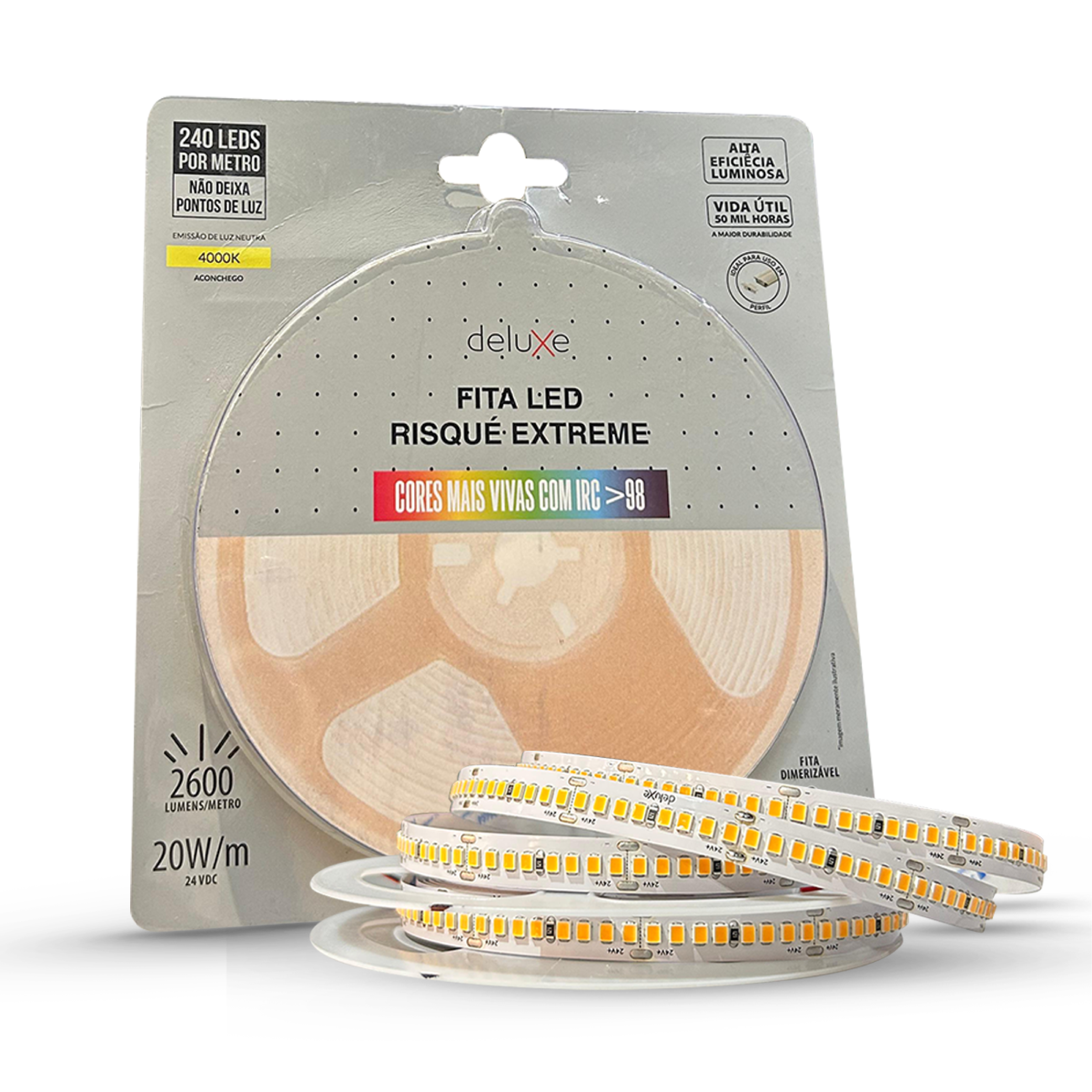 Fita Led Risque Extreme 10w 6500k Branco Frio 2600lm IP20 24v Avant