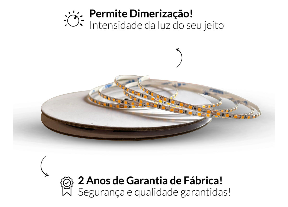 Fita Led Risqué Slim 8w 2700k Branco Quente 960lm IP20 12v Avant
