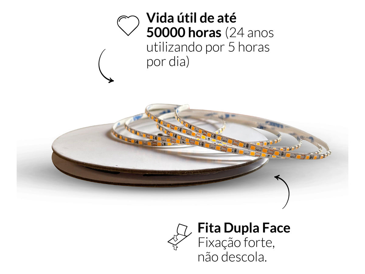 Fita Led Risqué Slim 8w 2700k Branco Quente 960lm IP20 12v Avant