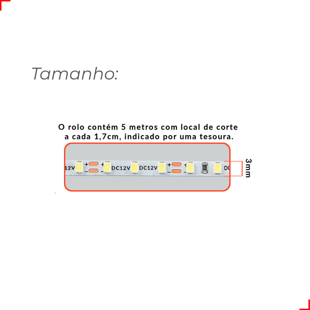Fita Led Risqué Slim 8w 4000k Branco Neutro 960lm IP20 12v Avant
