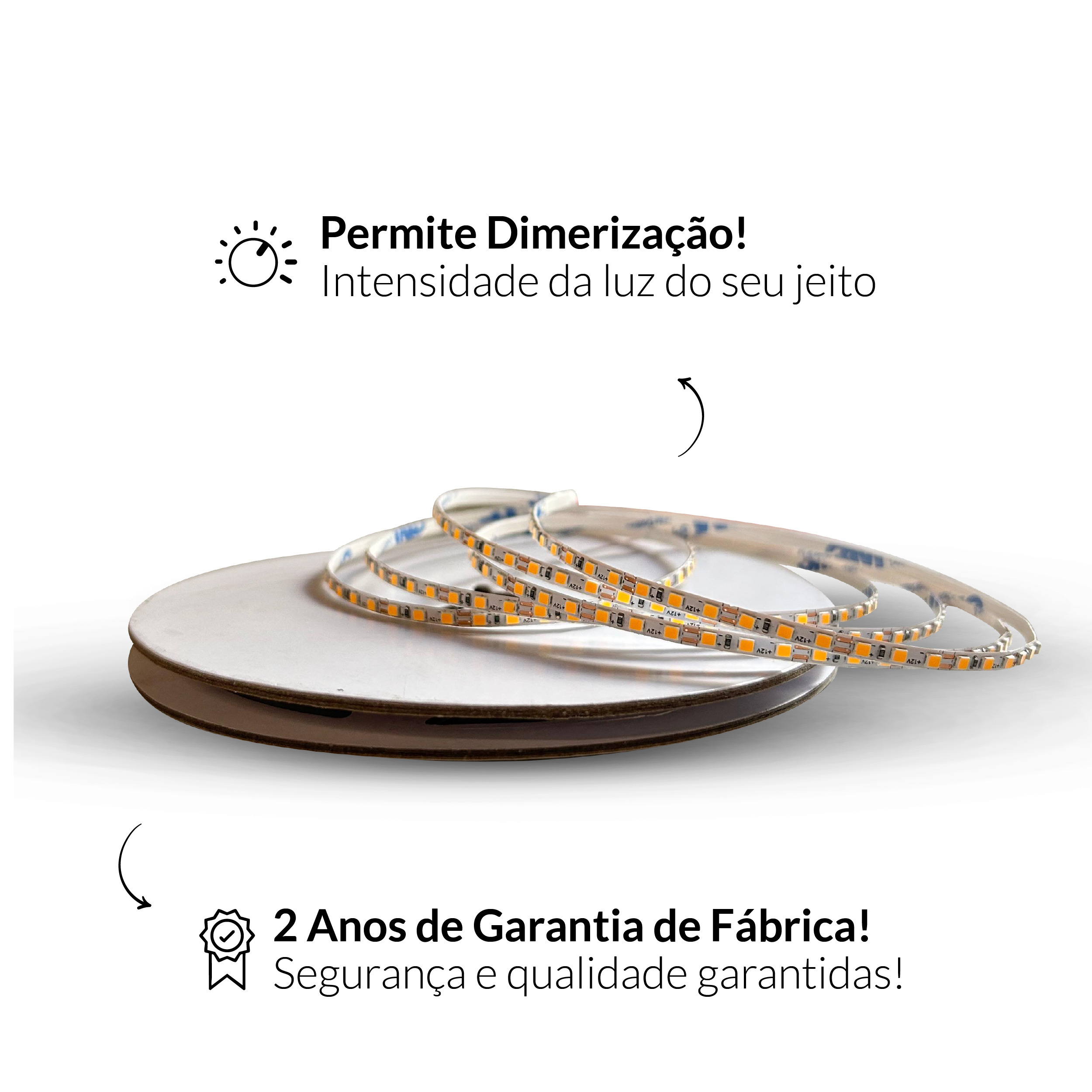 Fita Led Risqué Slim 8w 6500k Branco Frio 960lm IP20 12v Avant
