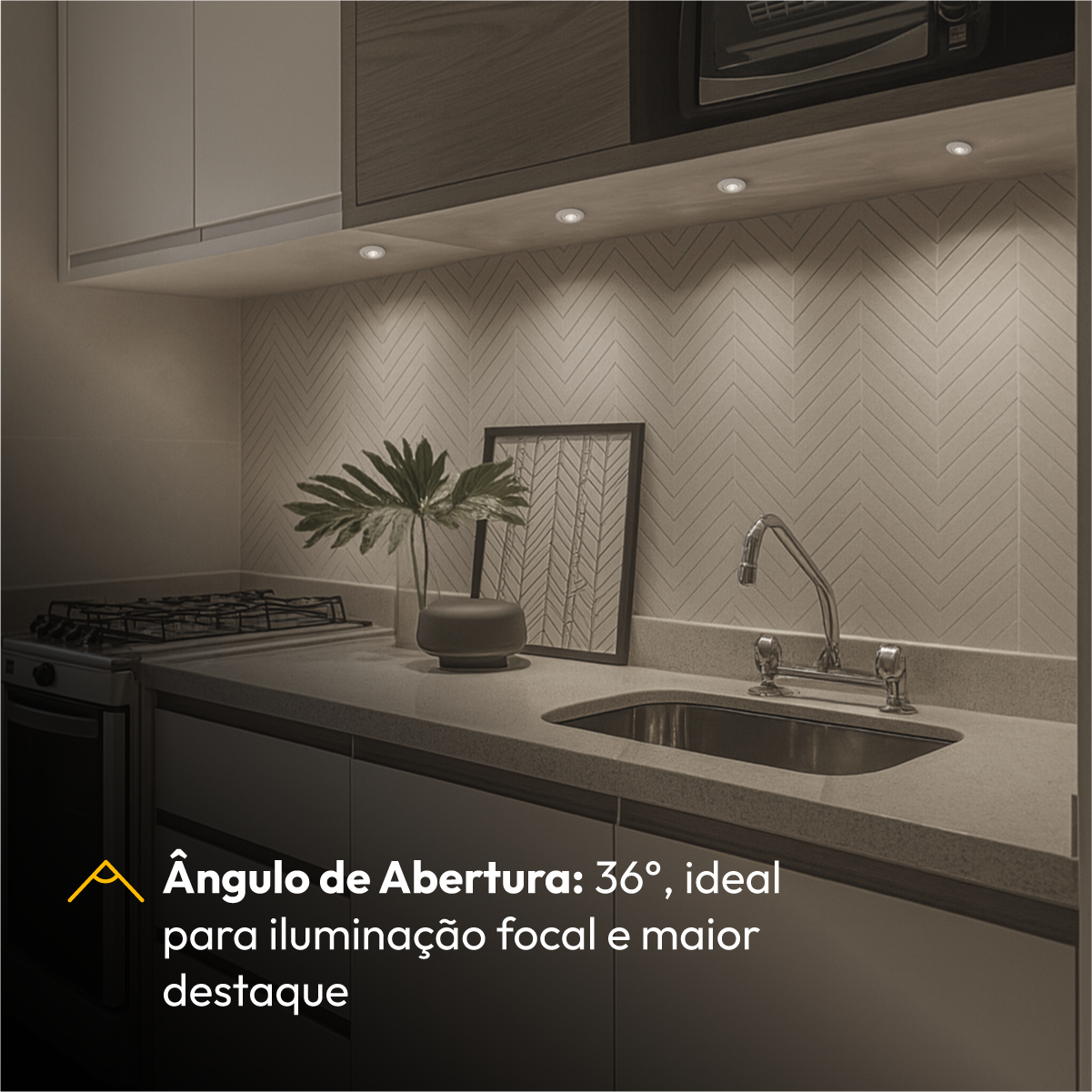 Lâmpada Led Dicróica MR16 8w 4000k Branco Neutro GU10 IP20 Bivolt Branco Avant