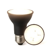 Lâmpada Led Par20 7w 2700K Branco Quente E27 IP65 Bivolt Preto Avant