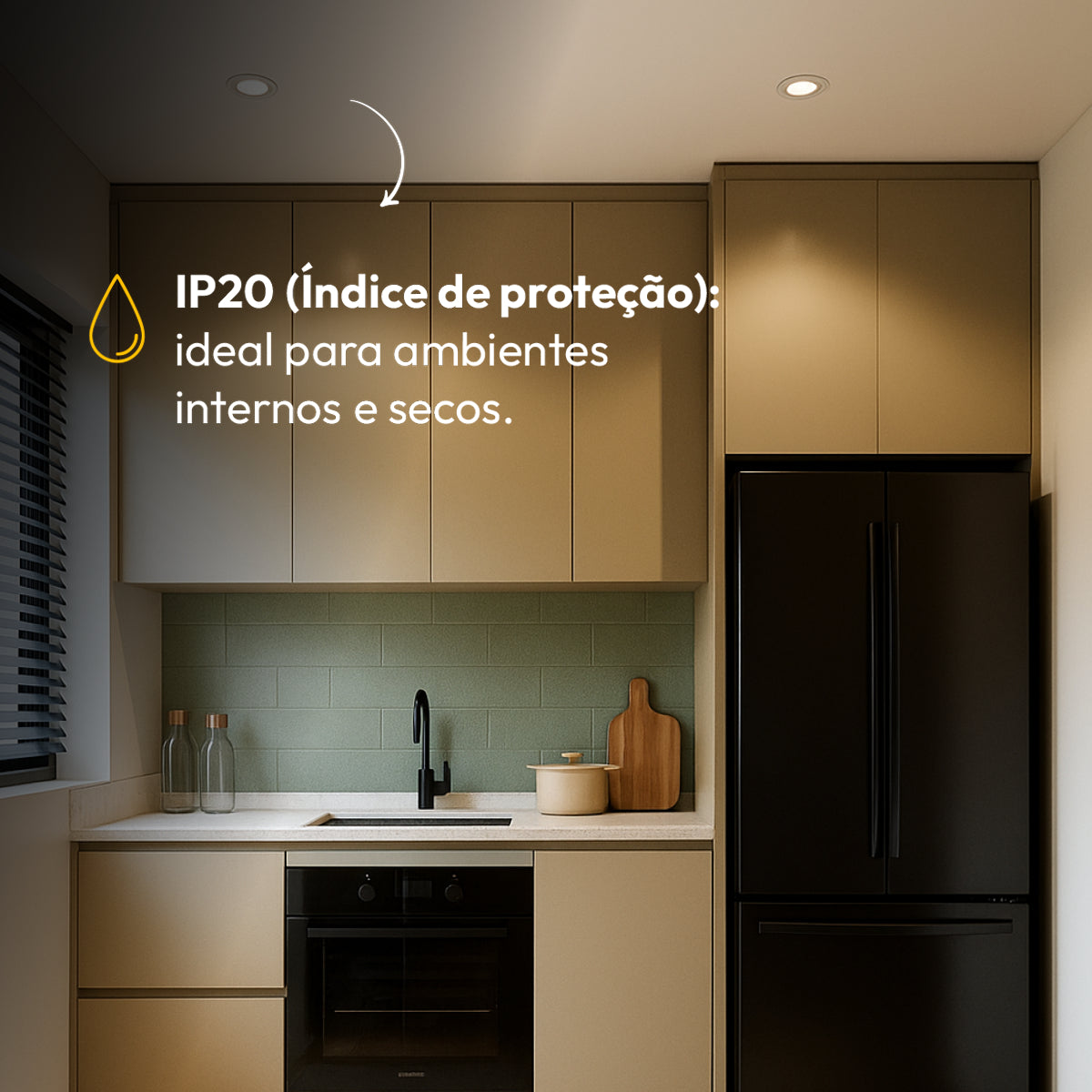 Lâmpada Led Par20 7w 6500K Branco Frio E27 IP65 Bivolt Preto Avant