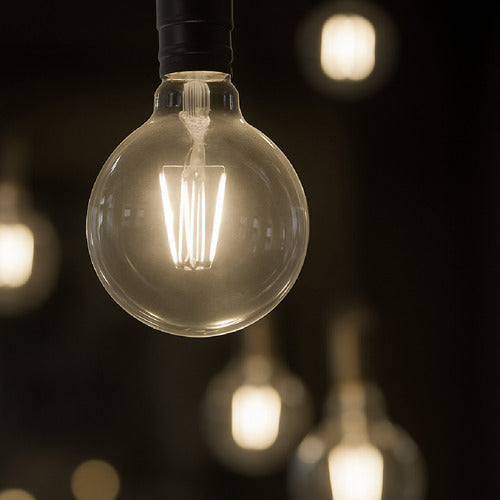 Lampada Led Globo Retro Clear G95 9w 4000k Branco Neutro E27 Bivolt Deluxe