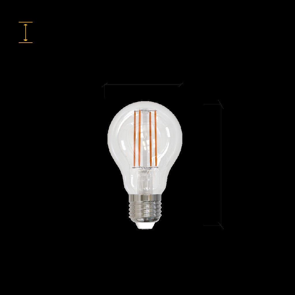 Lampada Led Pera Filamento Clear 9W 900lm 4000k E27 Deluxe