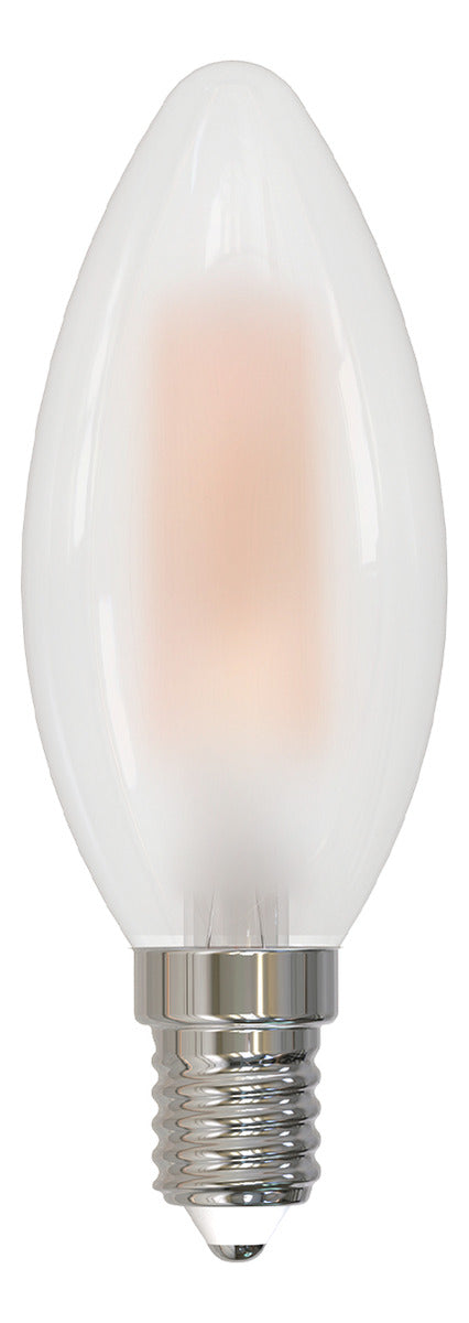 Lampada Led Vela Filamento Matte 4w 2700k Branco Quente E14 Ip20 Cod: 351100378 Deluxe By Avant