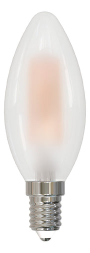 Lampada Led Vela Filamento Matte 4w 400lm 6500k Deluxe