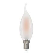 Lampada Led Vela Filamento Chama Matte 4w 2700k Branco Quente E14 Bivolt Deluxe