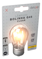 Lâmpada Led Bolinha 4w E27 2700K Branco Quente Avant