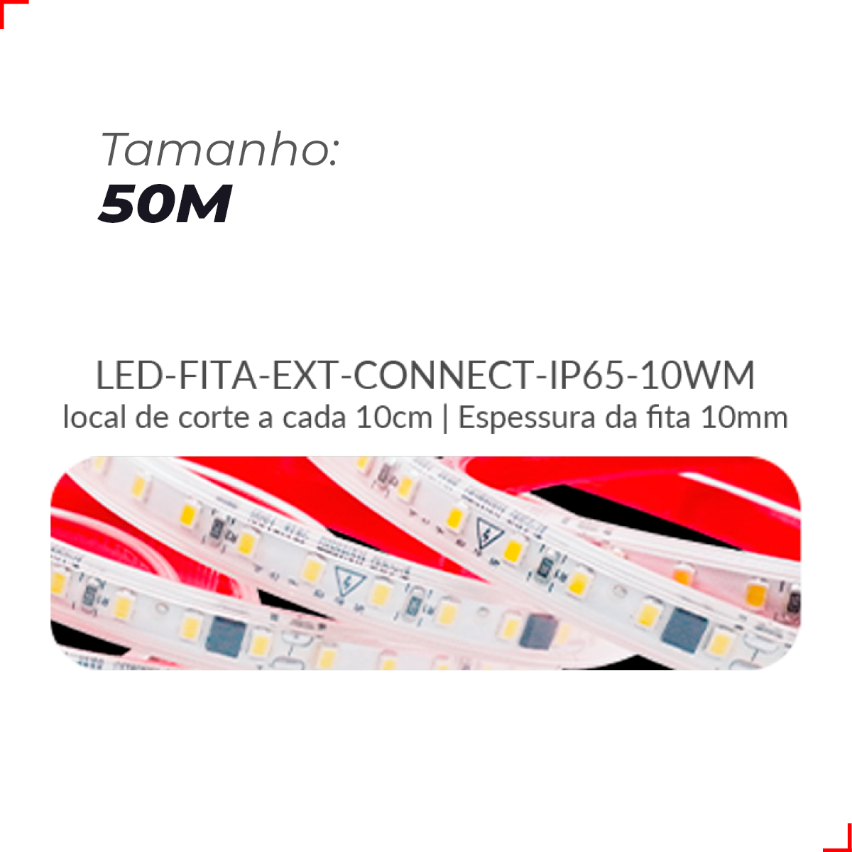 Fita Led Connect 10w 2700k Branco Quente 1000lm IP65 127v Avant