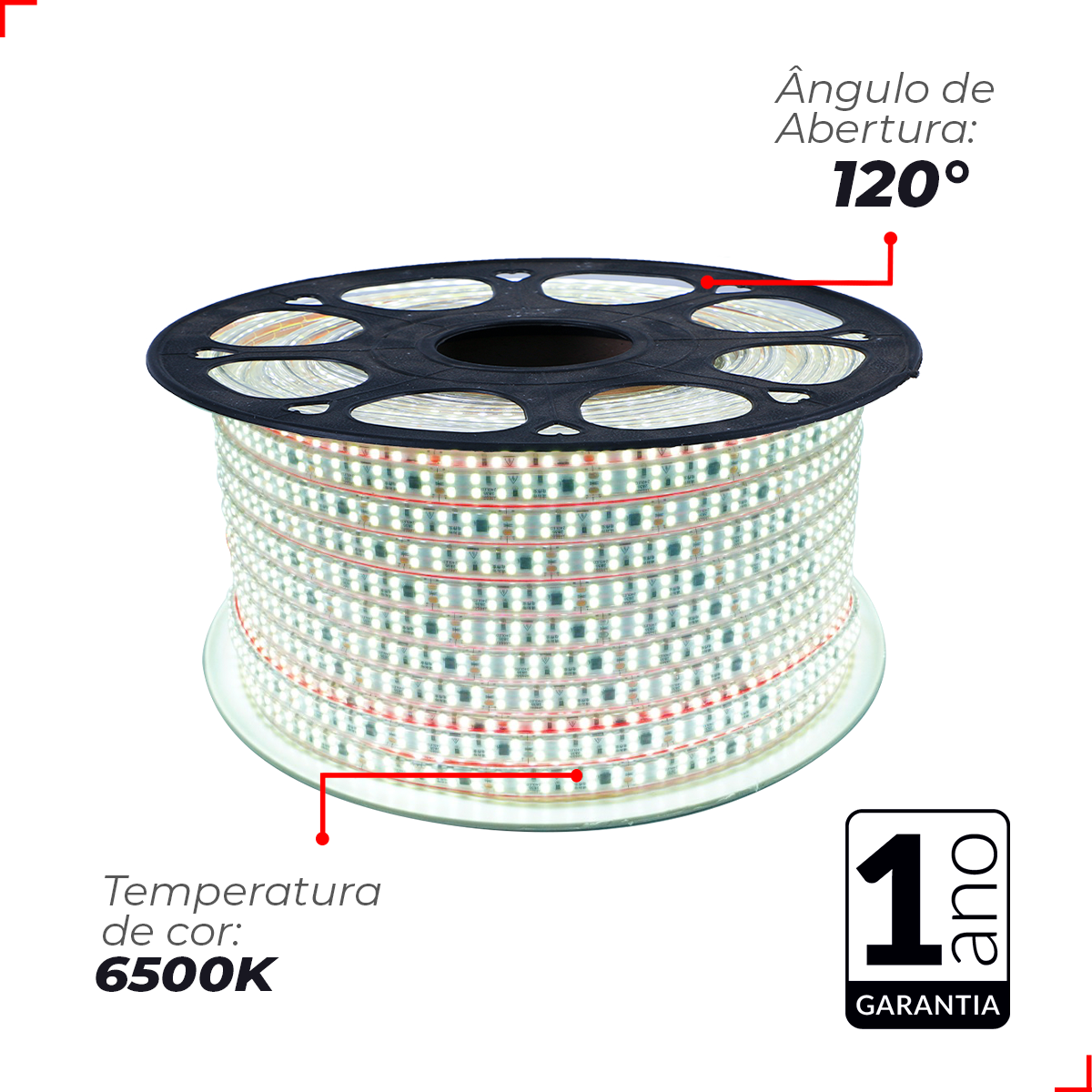 Fita Led Connect 15w 6500k Branco Frio 1500lm IP65 220v Avant
