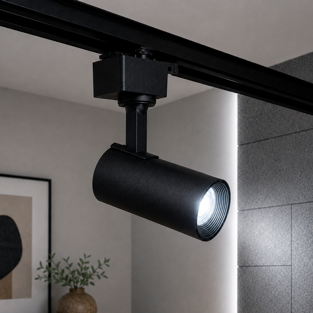 Spot Led Para Trilho Authentic Evo 12w 6500k Branco Frio IP20 Bivolt Preto Avant