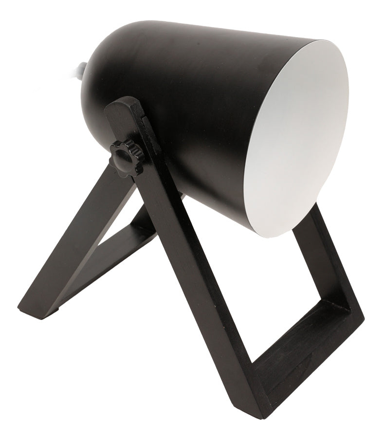 Luminária De Mesa Cannon 25w E27 IP20 Bivolt Preto Bivolt Avant