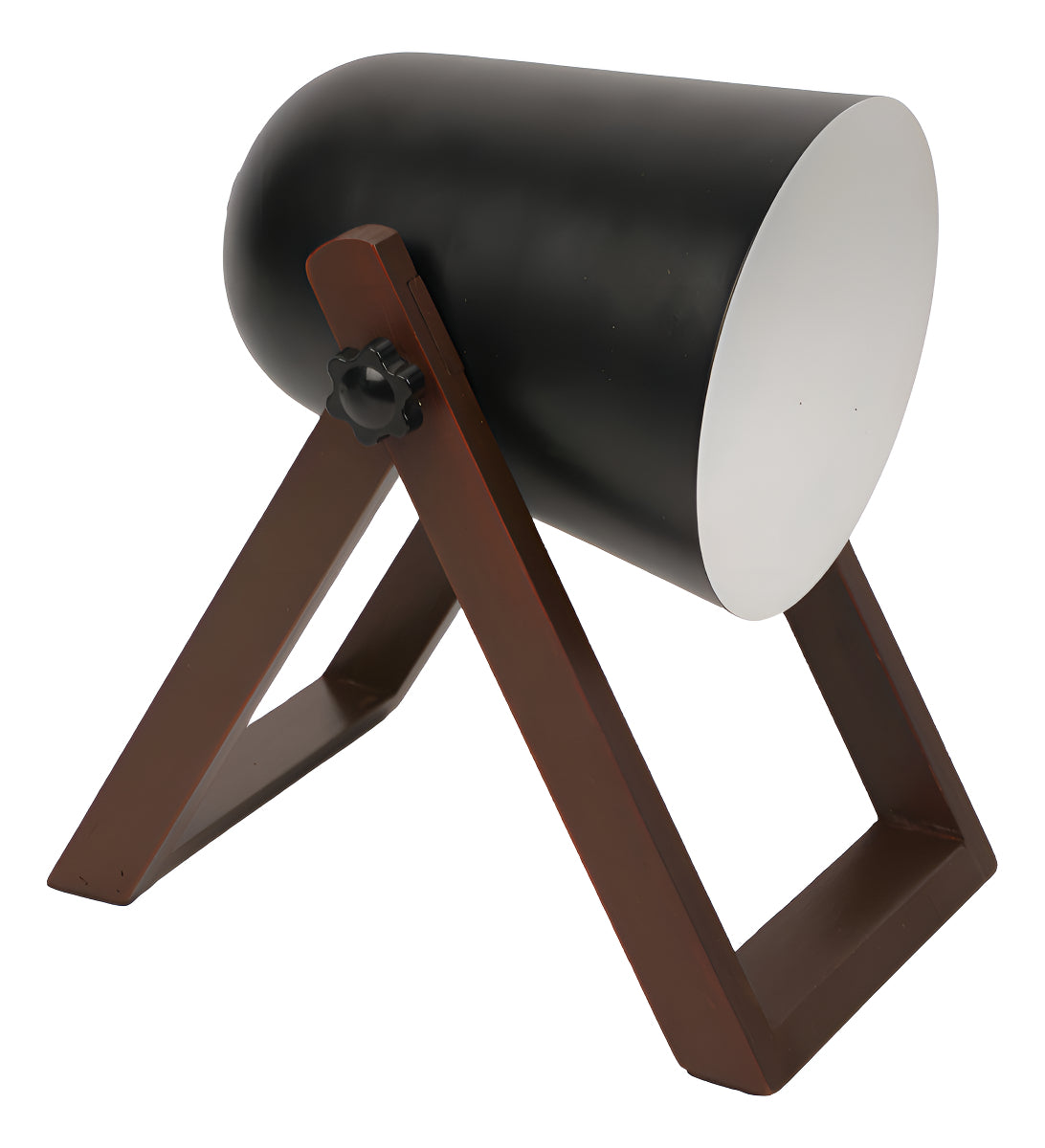 Luminária De Mesa Cannon 25w E27 IP20 Bivolt Madeira Escura Bivolt Avant
