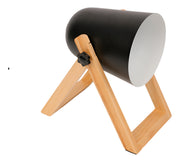 Luminária De Mesa Cannon 25w E27 IP20 Bivolt Madeira Crua Bivolt Avant
